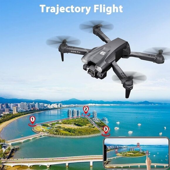 Drone with Camera for Adults Kids, Dual 4K HD Mini FPV RC Quadcopter - Picture 4 of 5